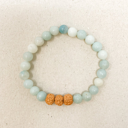 Light Amazonite - Zen Diffuser Bracelet
