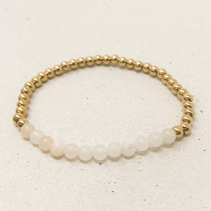 Pink Aventurine Gemstone Bracelet - October Birthstone