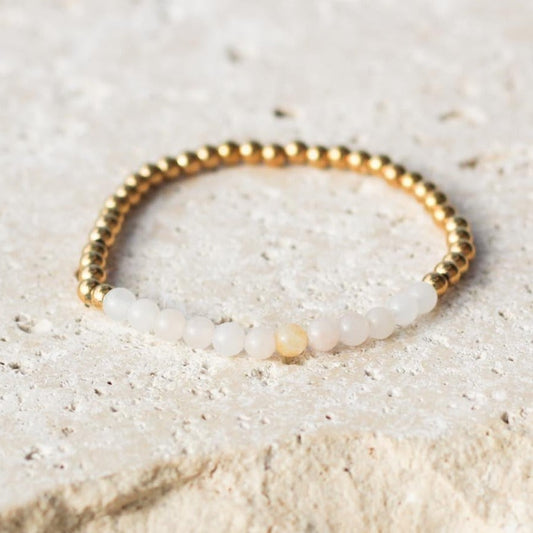 Pink Aventurine Gemstone Bracelet - October Birthstone